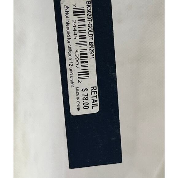 Botkier Designer Gold Tone Geometric Round Pendant Multicolor Stone Necklace New - Picture 7 of 10